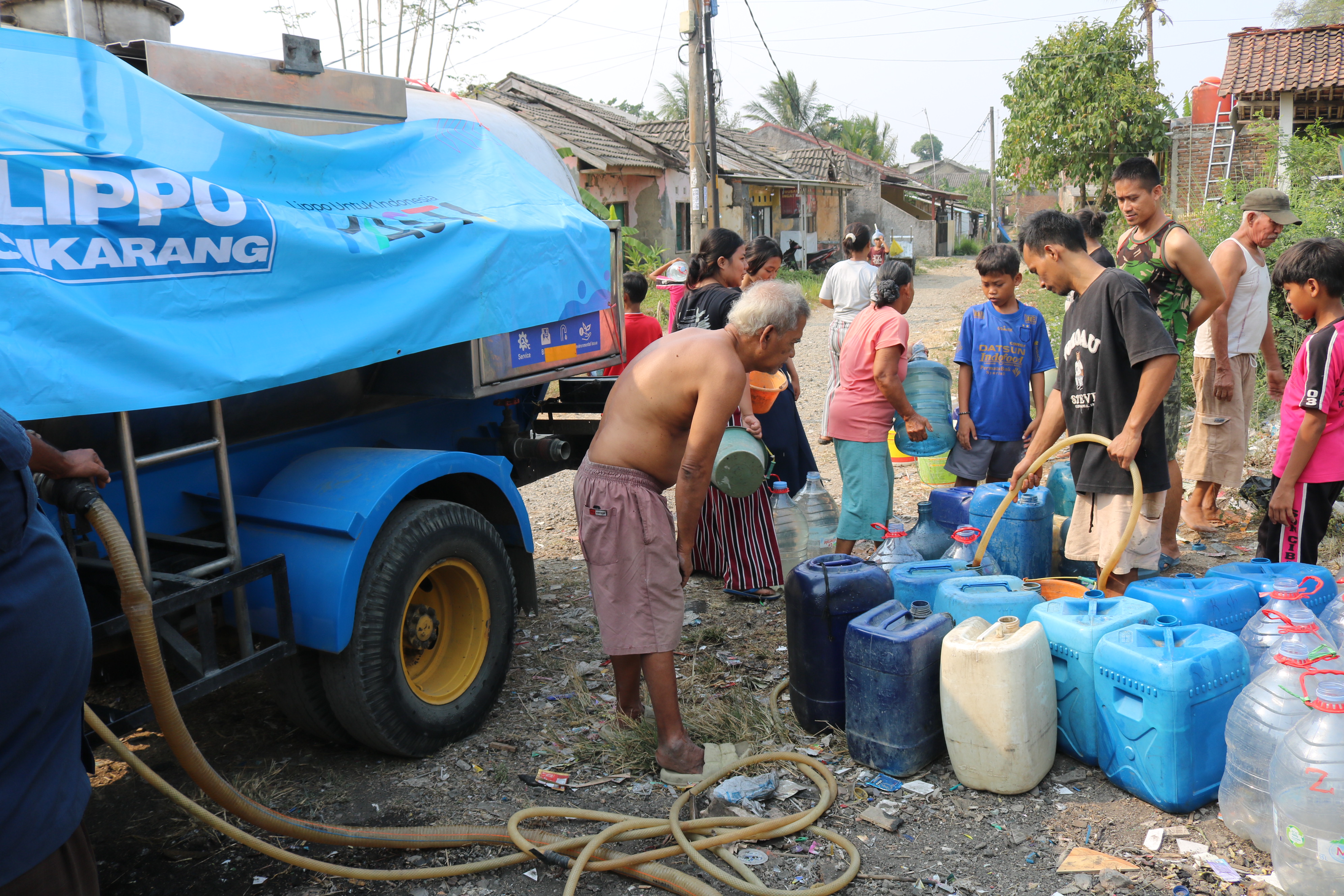 Bantuan Air Bersih Desa Cibarusahjaya Kecamatan Cibarusah